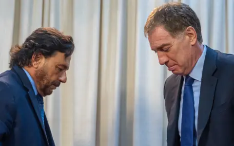 Gustavo Sáenz y Diego Santilli en Salya