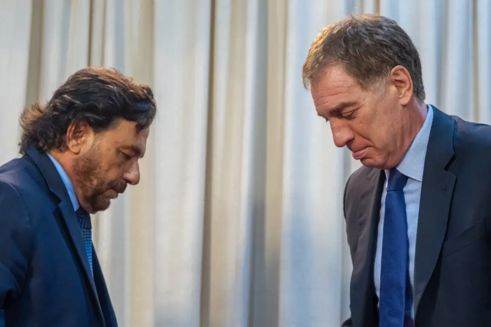 Gustavo Sáenz y Diego Santilli