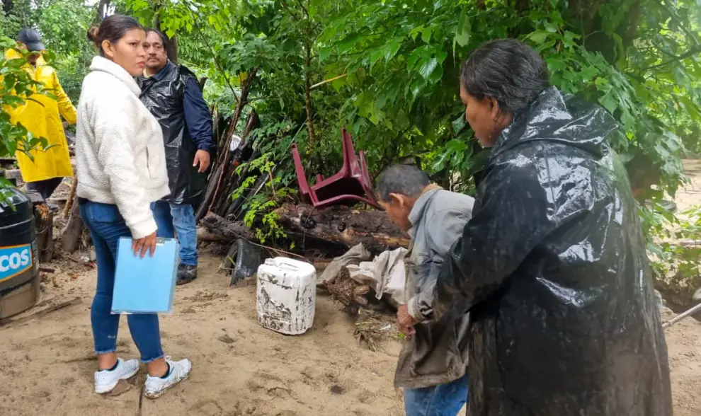 La asistencia a vecinos en distintos barrios de Salvador Mazza