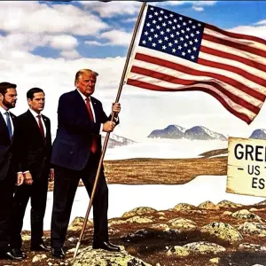 “GROENLANDIA - TERRITORIO DE ESTADOS UNIDOS EST. 2026”