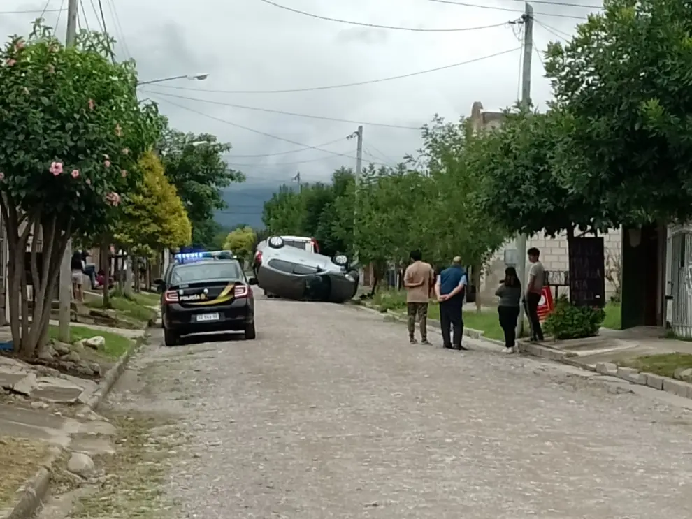 Vehículo siniestrado Huaico