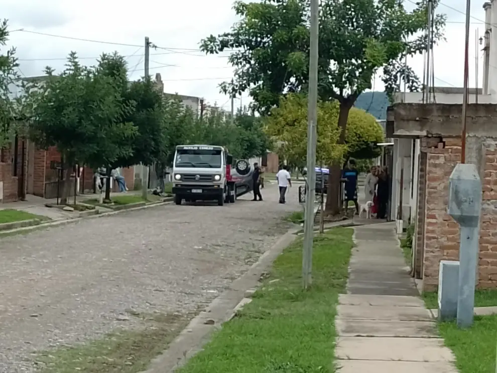 Vehículo siniestrado Huaico