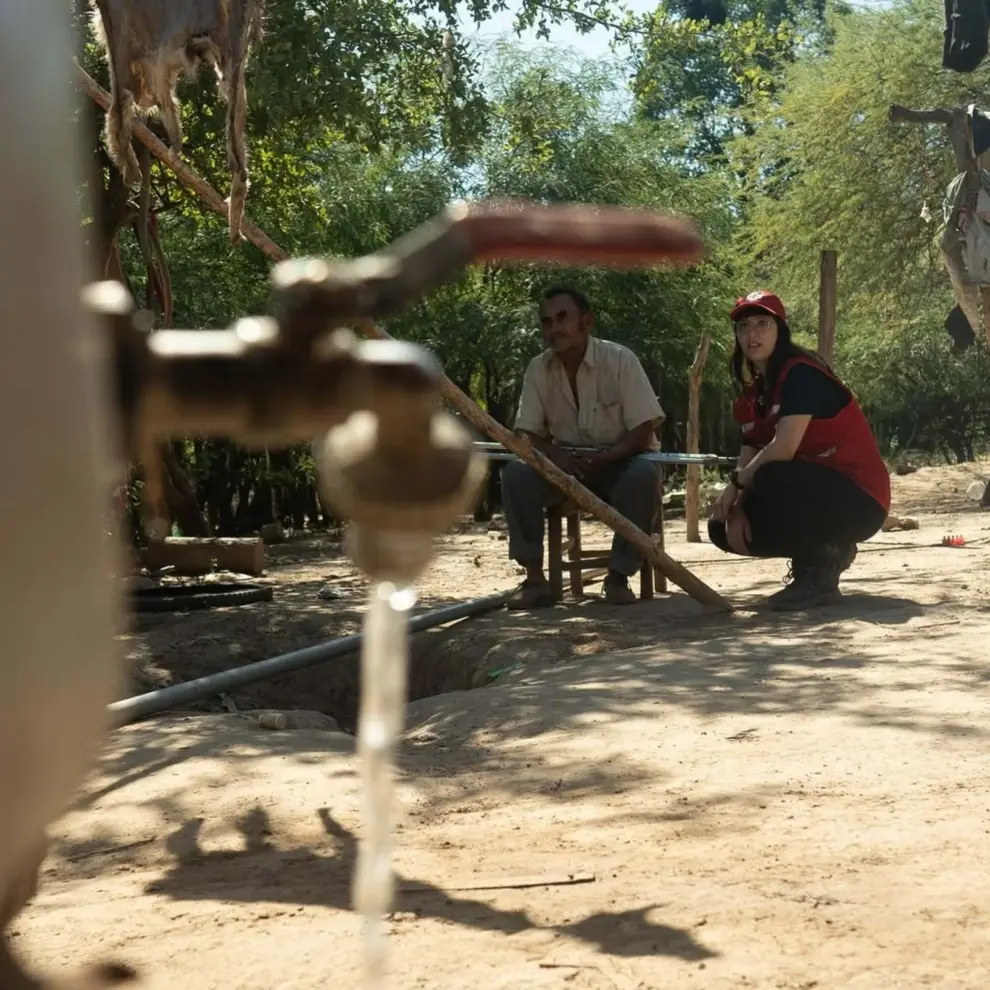 Agua potable en Santa Victoria Este gracias a la Cruz Roja