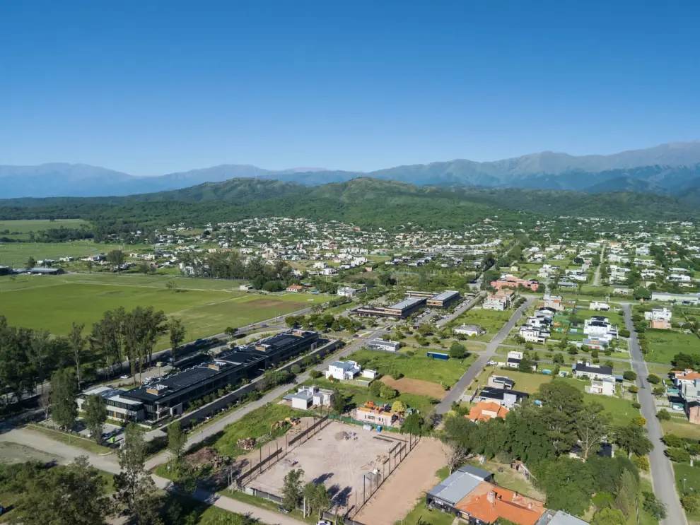 Vista aérea de San Lorenzo chico