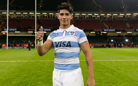 Eliseo Morales, el salteño con la camiseta de Los Pumas.