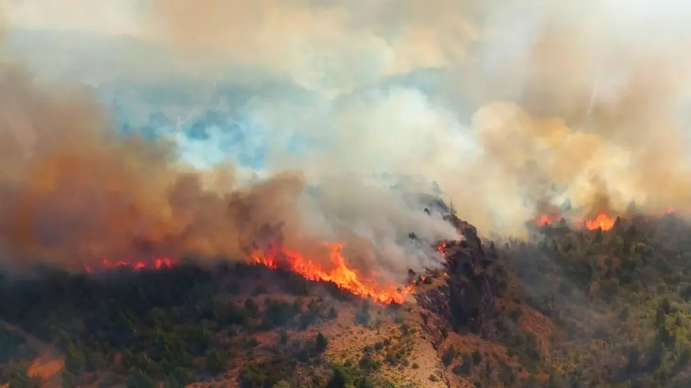 Incendios en Chubut