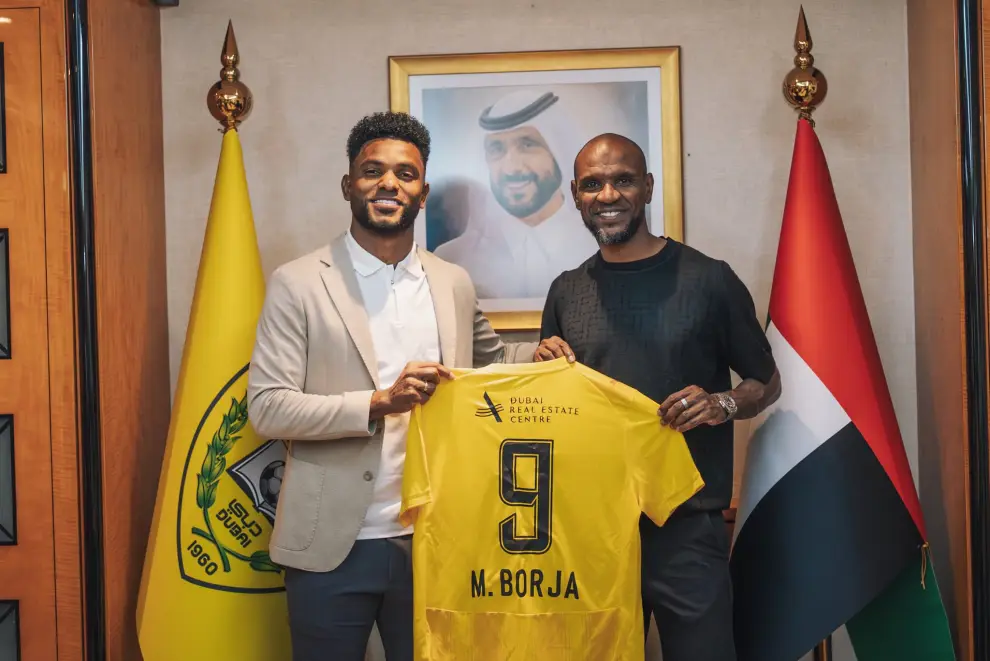 Miguel Ángel Borja seguirá su carrera en el fútbol de los Emiratos Árabes Unidos.