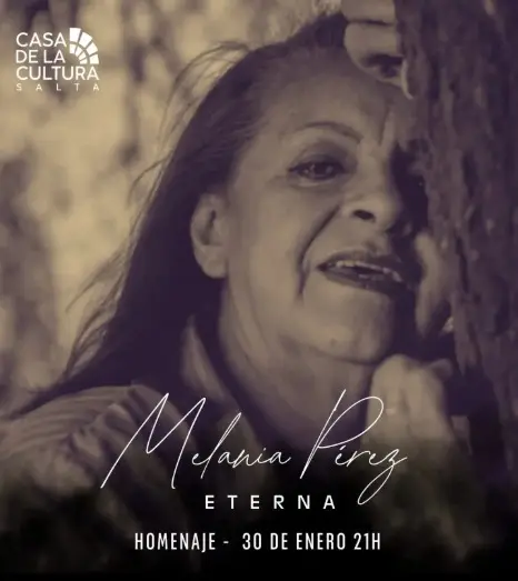 Homenaje a Melania Pérez en la Casa de la Cultura
