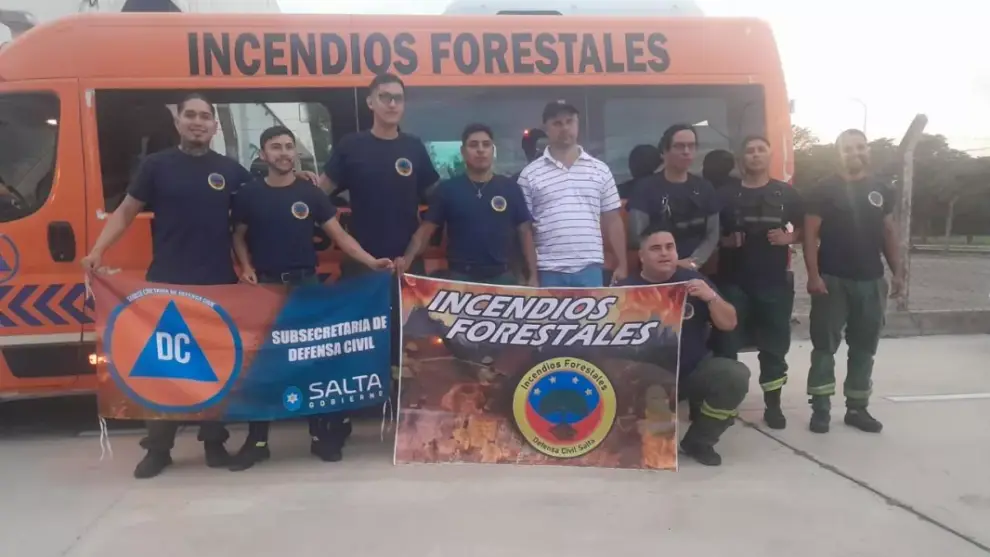 Brigadistas salteños