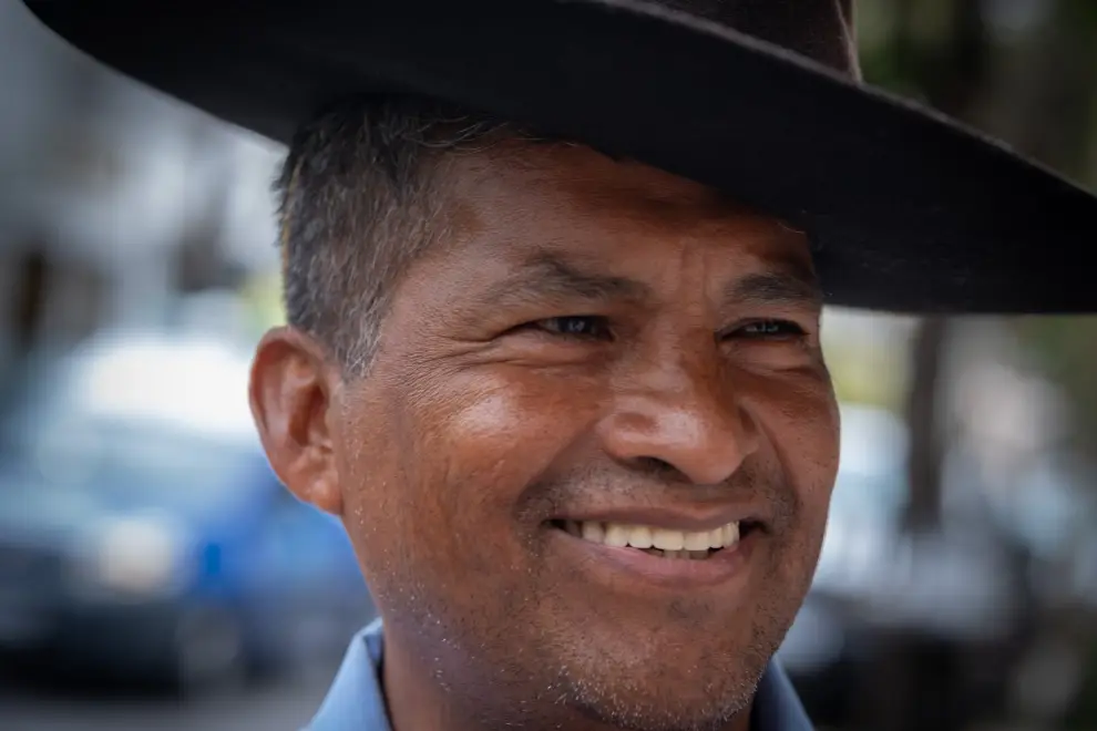 Luis Ance vendedor de empanadillas