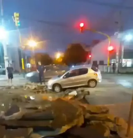 Accidente por obras del municipio que no tienen ninguna medida de seguridad