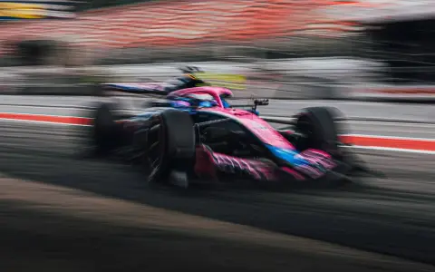 El nuevo monoplaza de Alpine parece sentarle bien a Colapinto