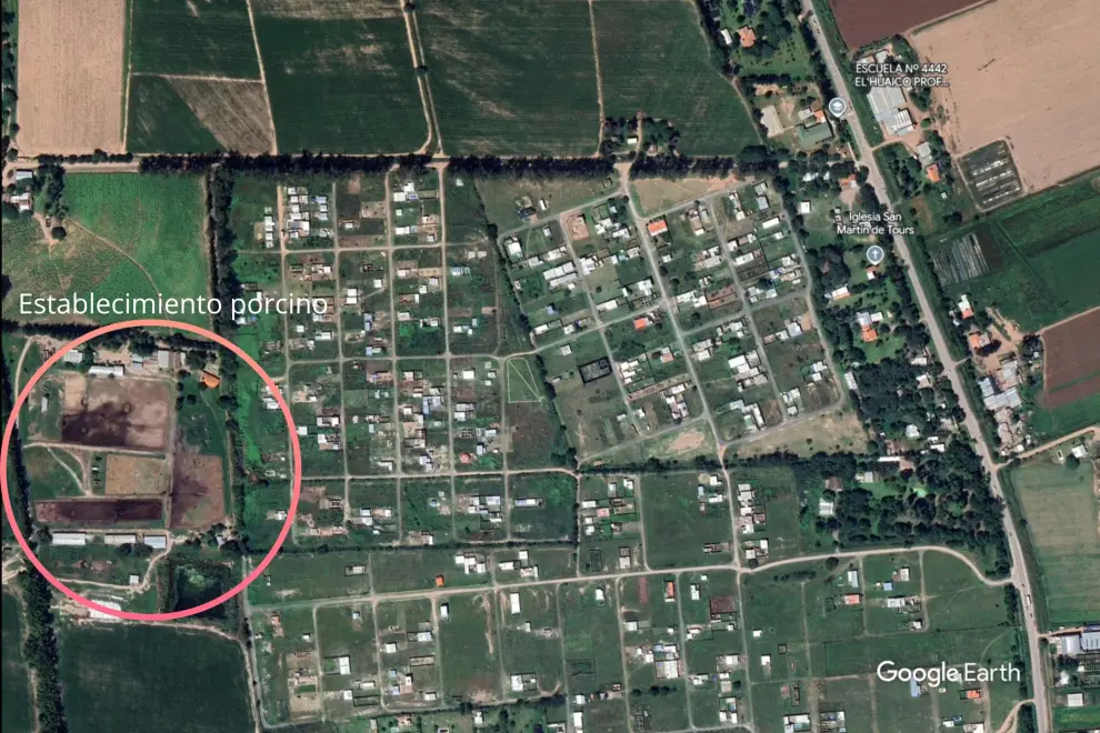 Captura satelital de La Merced