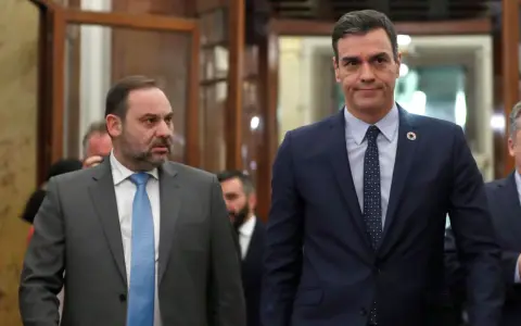 José Luis Ábalos y Pedro Sánchez
