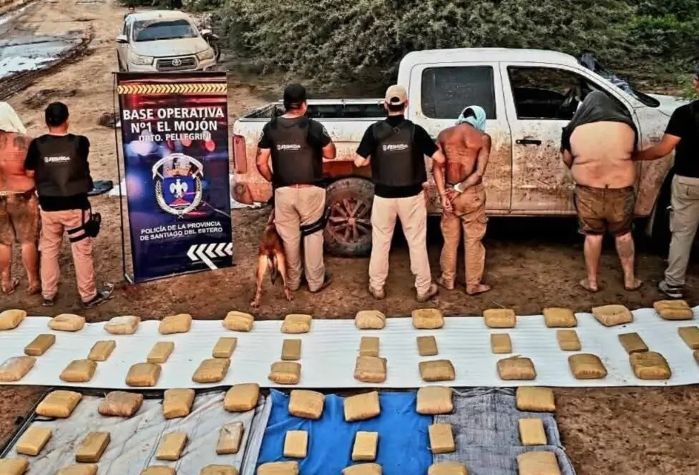 La banda narcotraficante de Orán capturada en Santiago del Estero