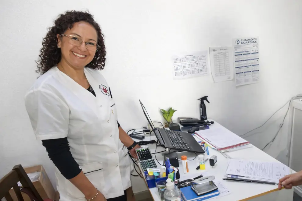 Marcela Espinosa, del Centro Regional de Hemoterapia
