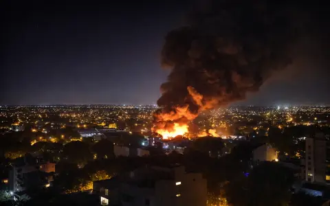 Fuerte explosión en fábrica de productos químicos en san fernando