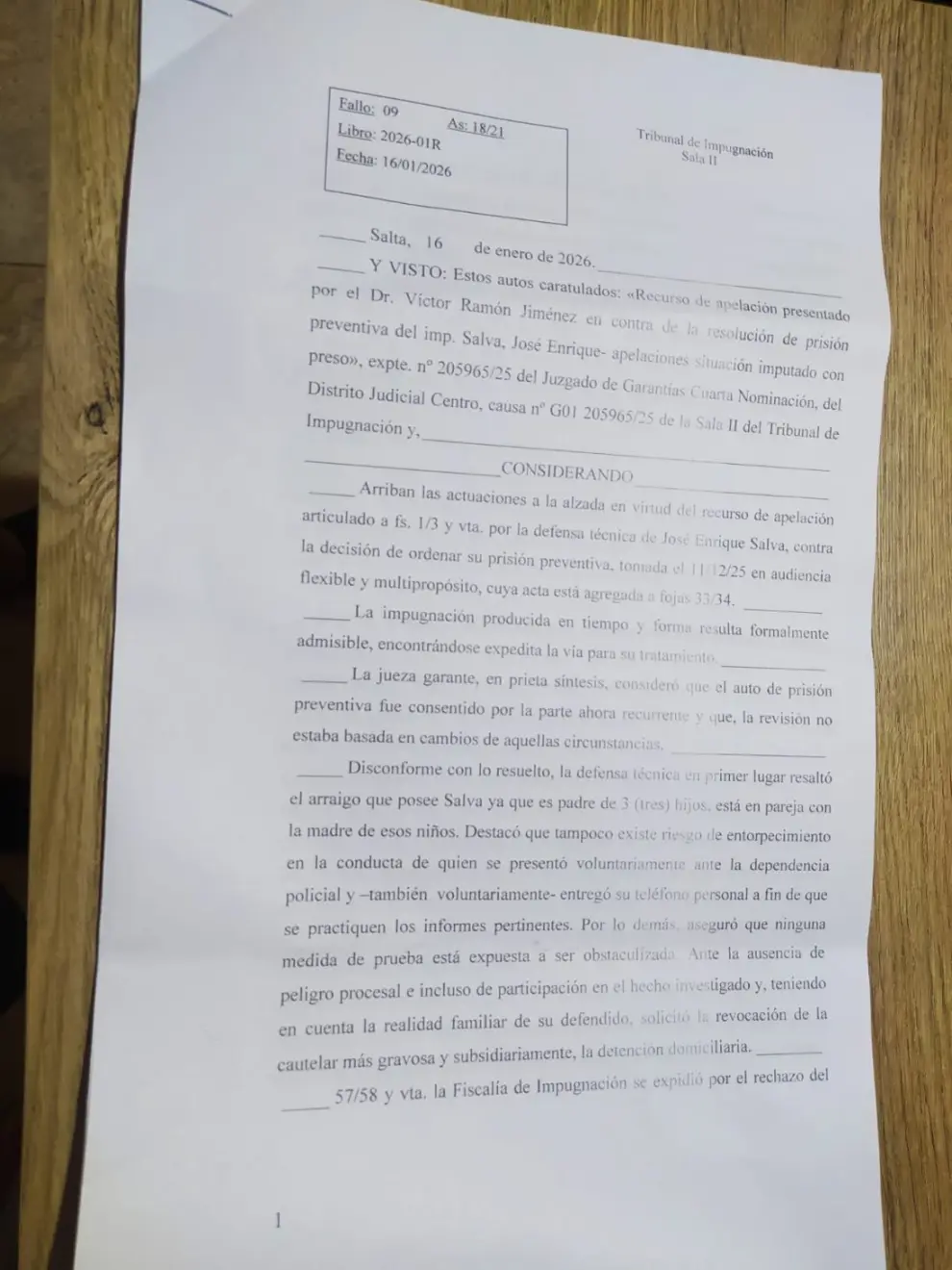 La resolución polémica