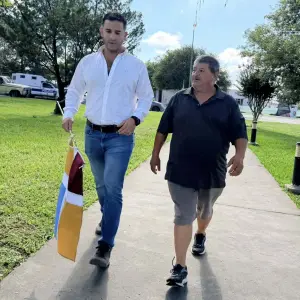 Un vecino que peregrinó desde Metán para pedir por agua potable fue recibido por Jarsún
