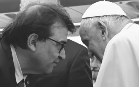 Javier Cercas, Papa Francisco, Papa León XIV, libro