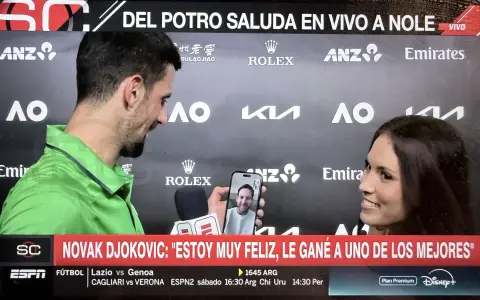 La "perlita" emotiva del Abierto de Australia, con un argentino como protagonista.