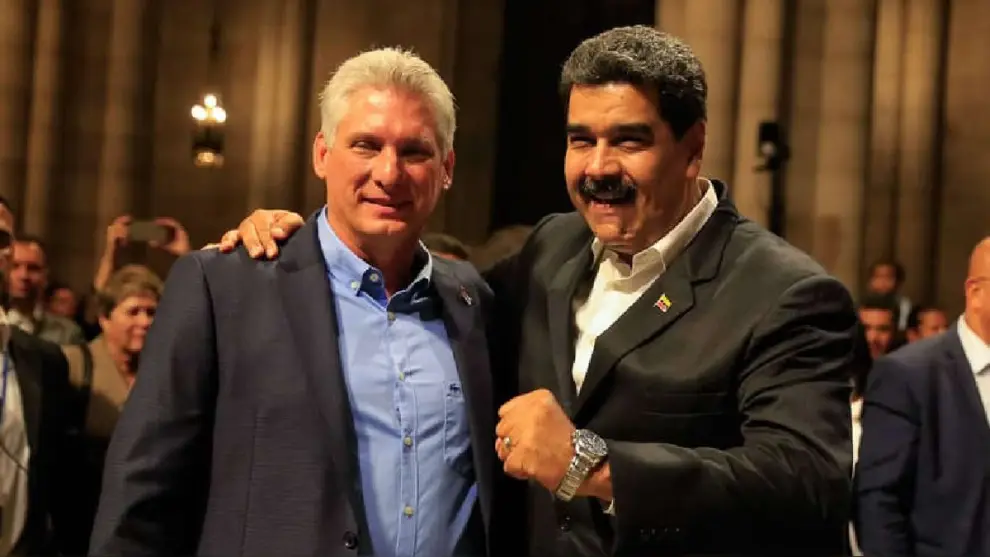 Miguel Díaz-Canel y Nicolás Maduro.