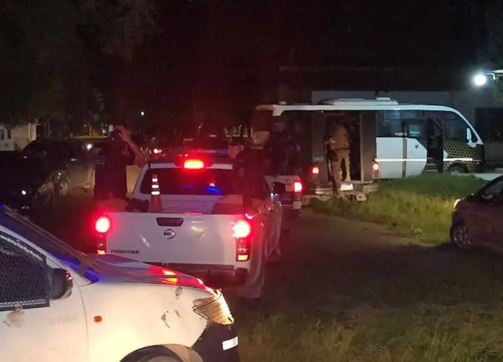 Operativo en Rosario de la Frontera.