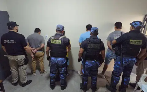Detenidos en Rosario de la Frontera.