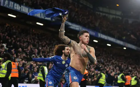 Enzo Fernández encaminó otra vez al Chelsea a la victoria y lo celebró desaforado.