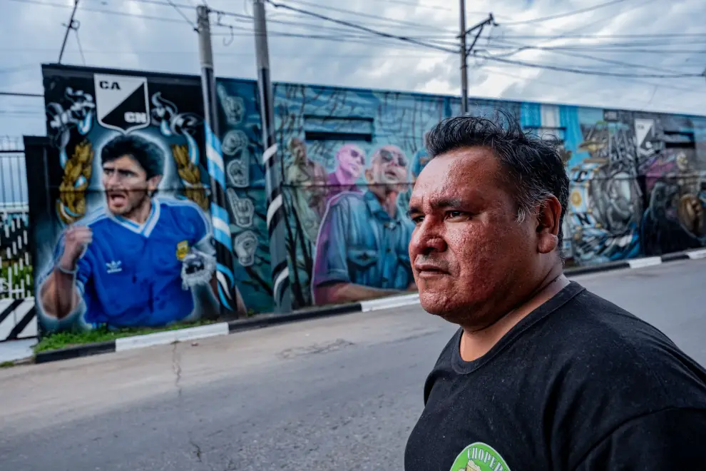 Roque, el muralista y artista salteño