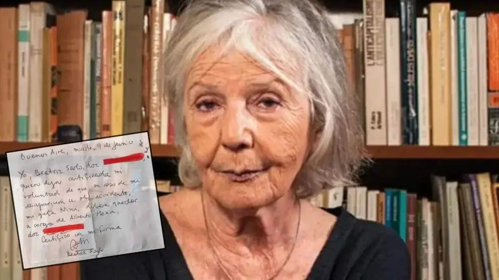 Así son las cartas que habría escrito Beatriz Sarlo
