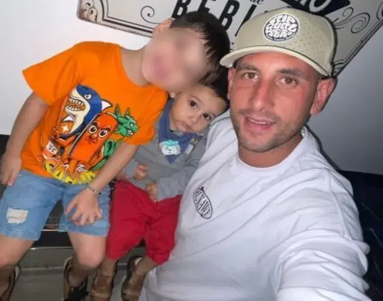 Iván junto a Valentín y Felipe.