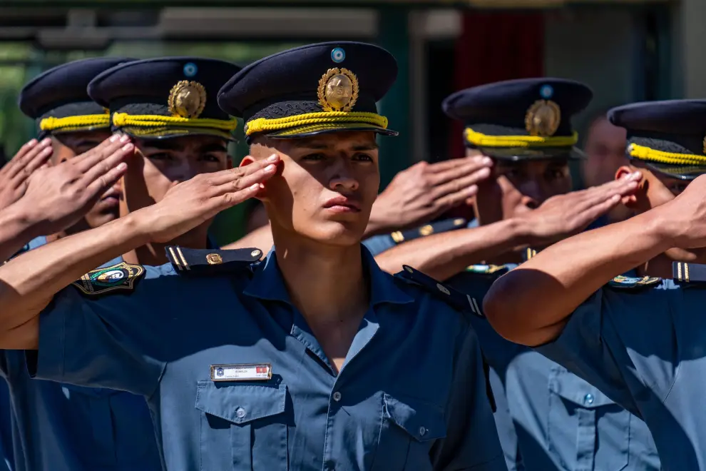 Homenaje a Vicente Cordeyro en la escuela de Cadetes de la policía