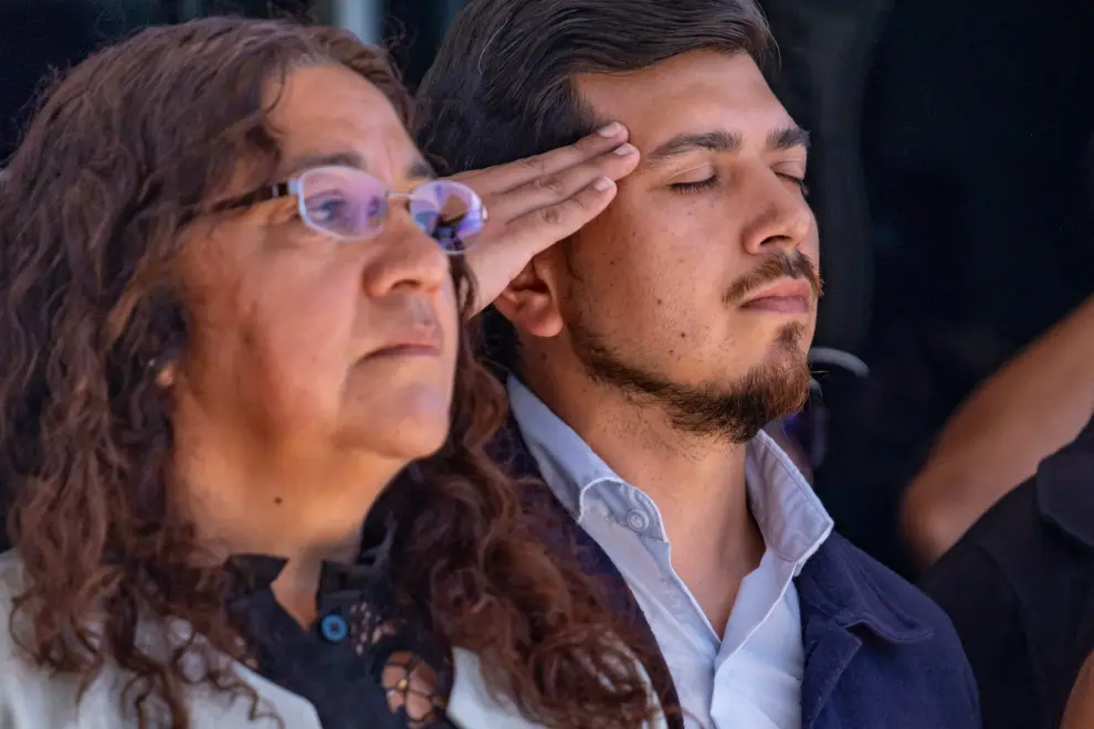 Homenaje a Vicente Cordeyro en la escuela de Cadetes de la policía