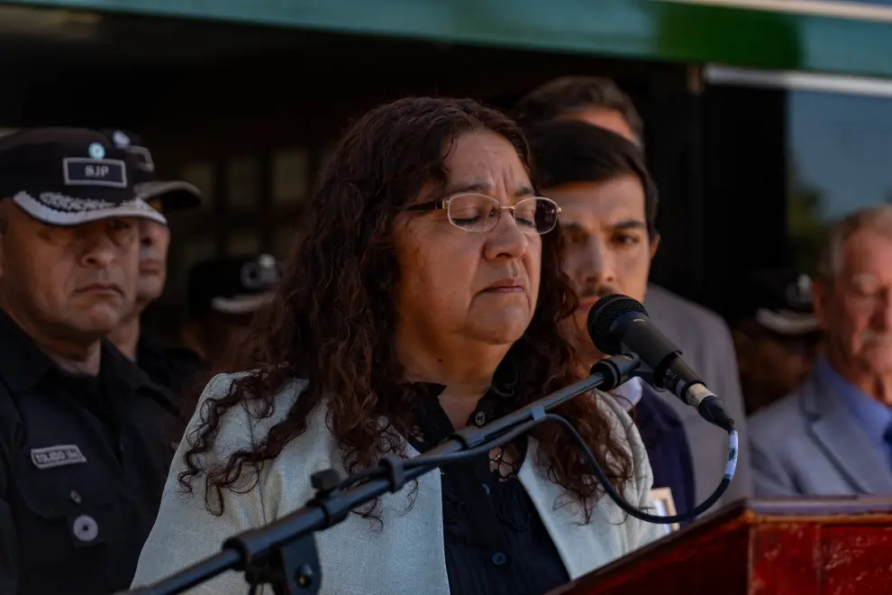 Homenaje a Vicente Cordeyro en la escuela de Cadetes de la policía