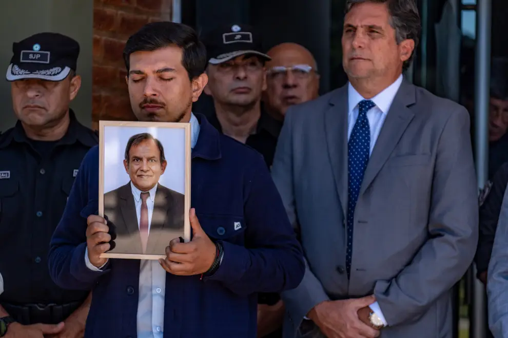 Homenaje a Vicente Cordeyro en la escuela de Cadetes de la policía