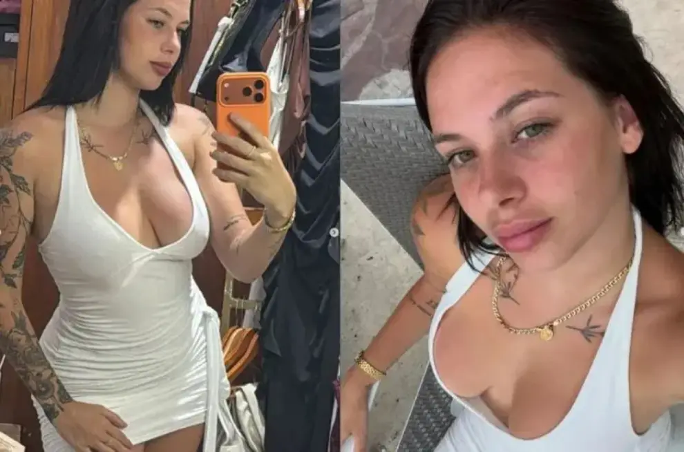 Martina Oliva, sindicada como narcomodelo.