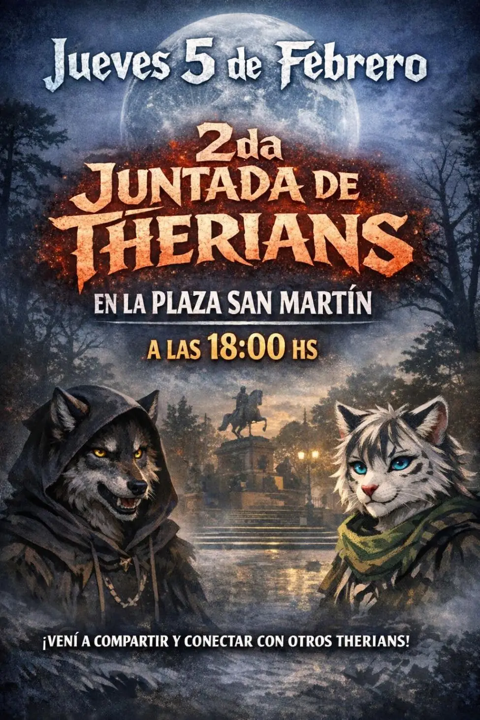 El flyer de la segunda juntada