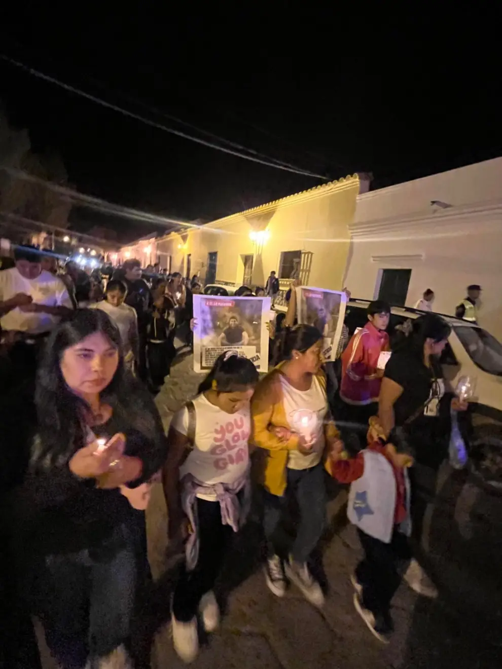 Cachi se movilizó por David Corimayo