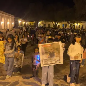 Cachi se movilizó por David Corimayo: "Que no haya impunidad"