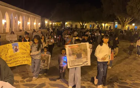 Cachi se movilizó por David Corimayo