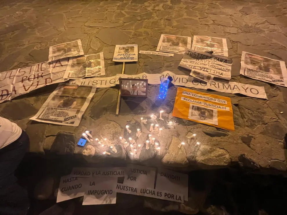 Cachi se movilizó por David Corimayo