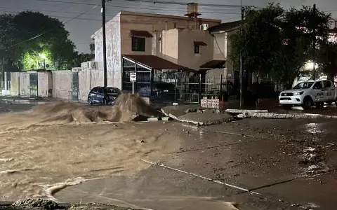 Reventó la calle en Metán