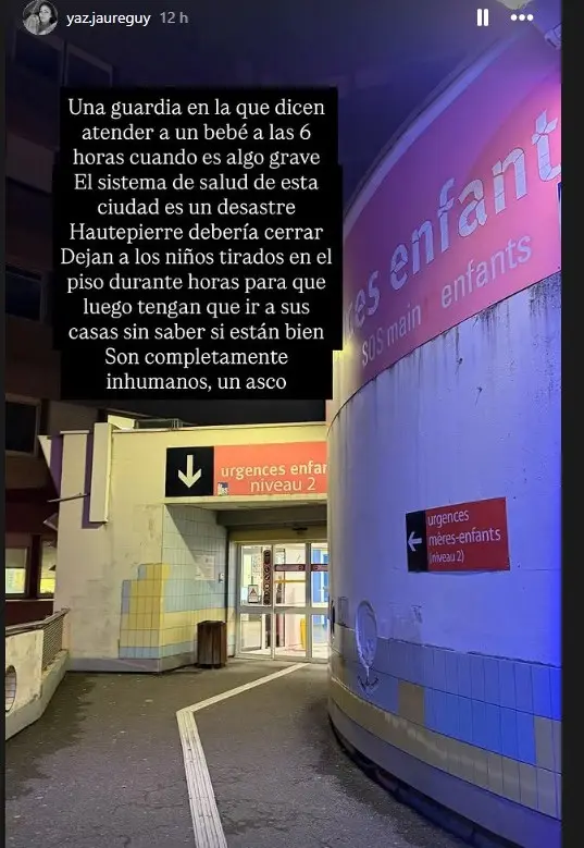 Indignación del Colo Barco y esposa por la "mala" atención de un hospital francés.