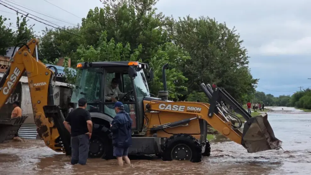 Inundaciones en El Galpón.