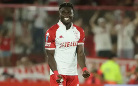 Jordy Caicedo, el héroe del clásico entre Huracán y San Lorenzo, hizo delirar al pueblo quemero