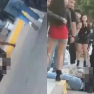 "Todos filmaban cómo se estaba muriendo”