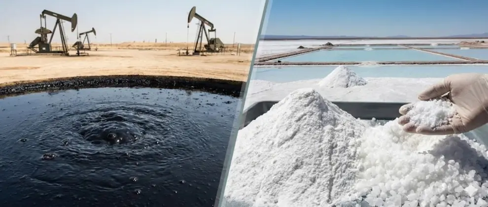"Oro negro" y "oro blanco": Lideraron el índice de producción industrial minero.