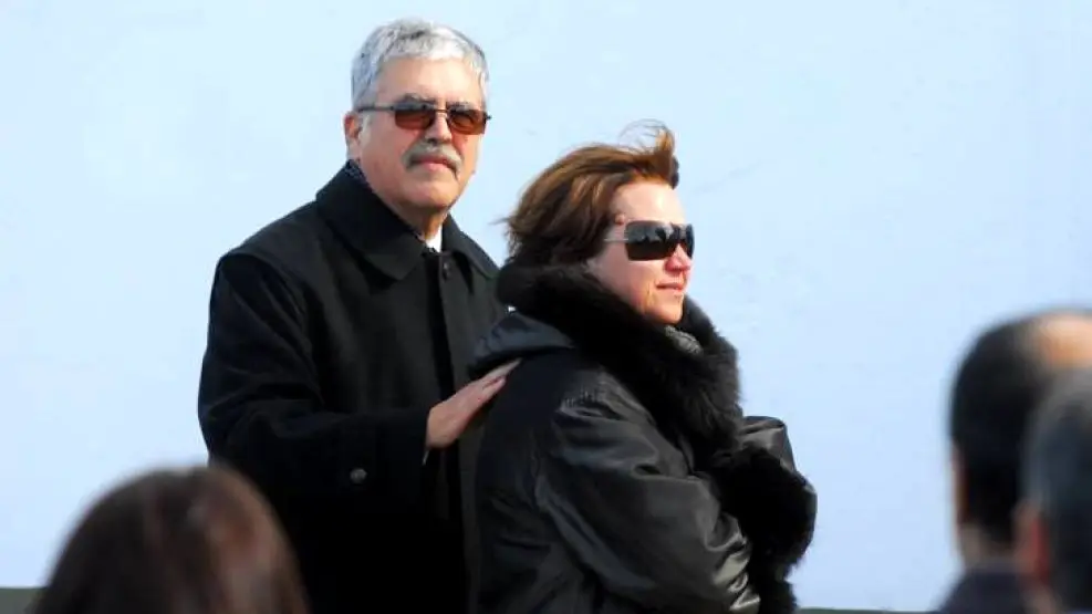 Julio de Vido junto a su esposa Alessandra Minnicelli