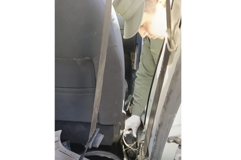 Así se hallaron los paquetes con la droga